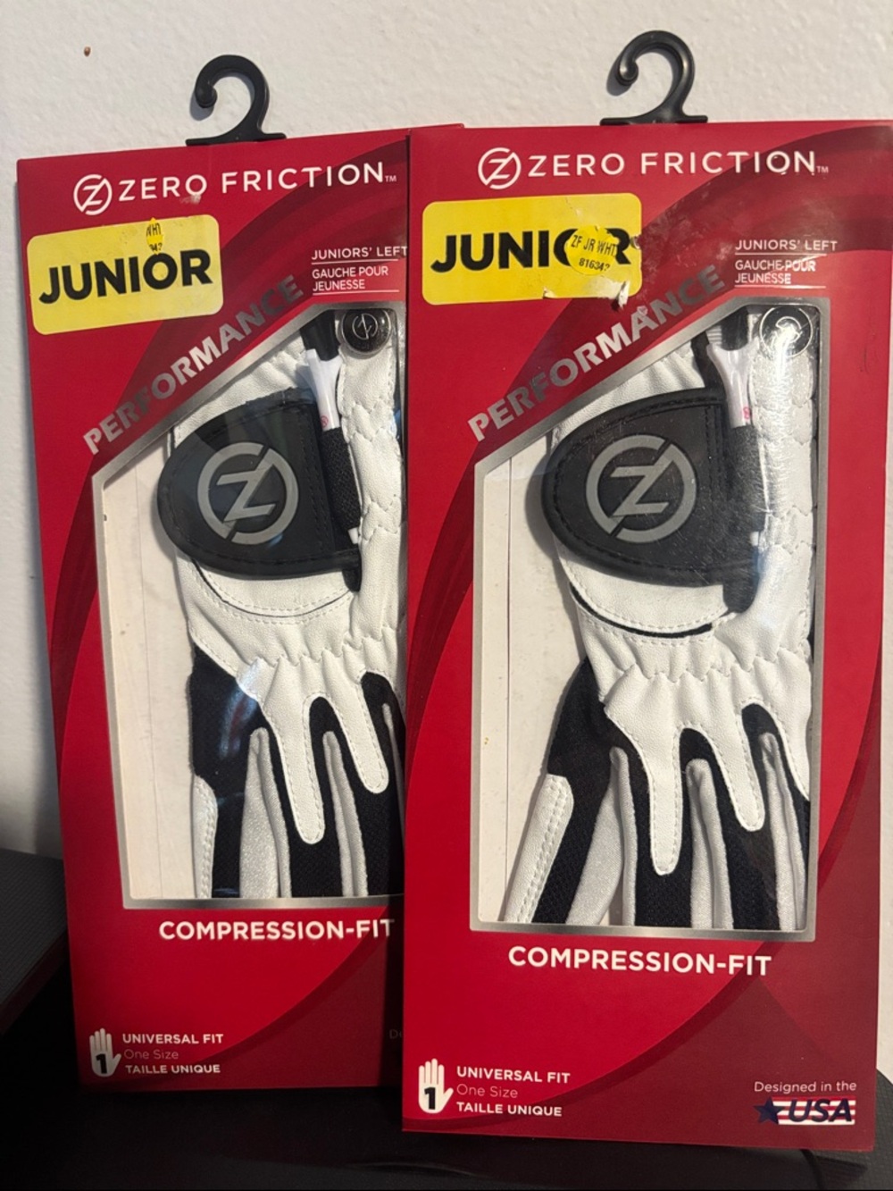 Junior Left Compression-Fit Golf Gloves